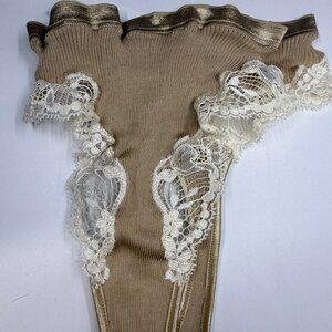 Zimmerli of Switzerland 100% Pure Silk Caramel Color String Underwear *Check